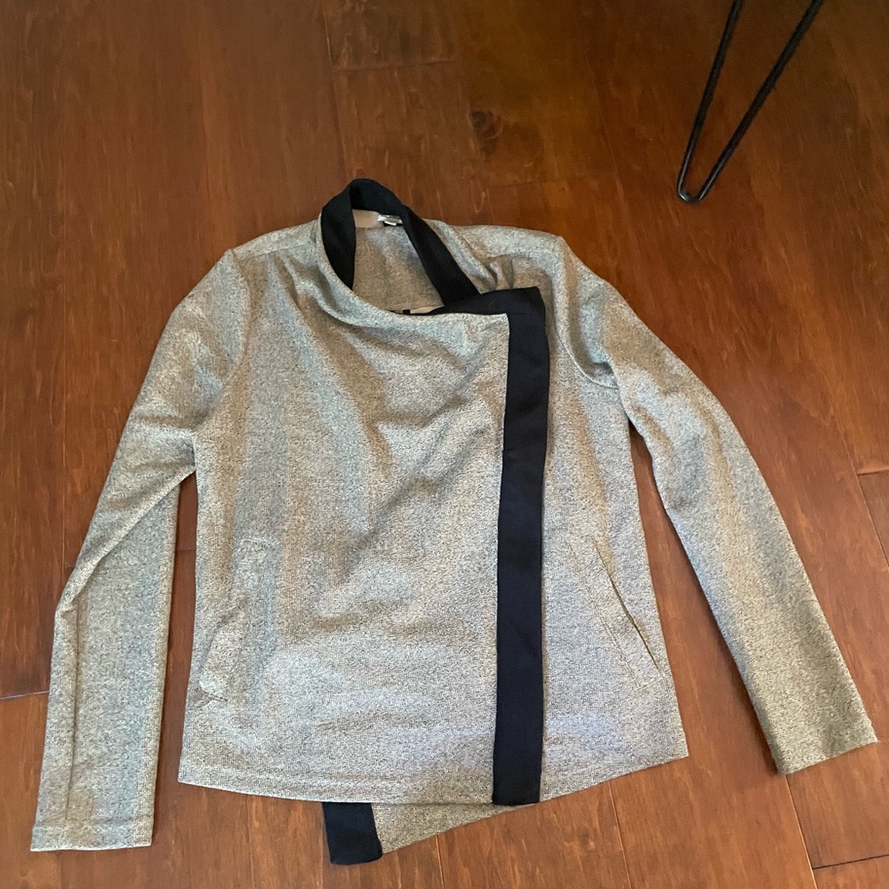Hem & Thread Gray Cardigan Sweater